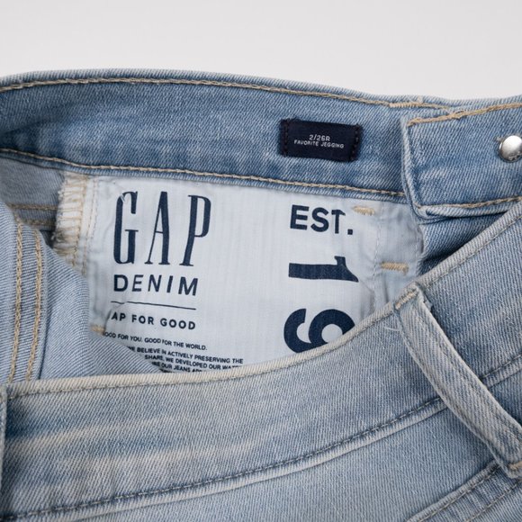 NEW GAP High Rise Favorite Jegging button fly jeans size 2 - Picture 11 of 13